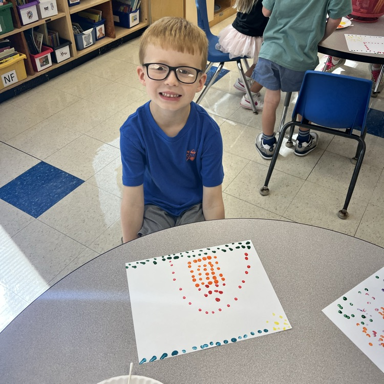 KRO creates pictures using dots for International Dot Day.