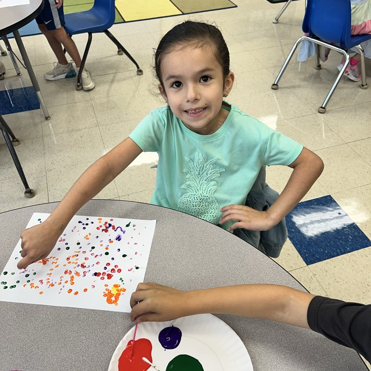 KRO creates pictures using dots for International Dot Day.