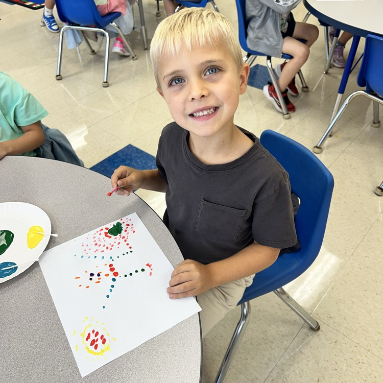 KRO creates pictures using dots for International Dot Day.
