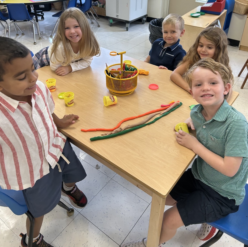 children playing math game
