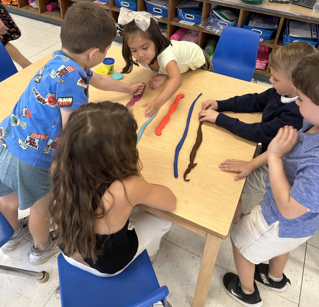 children playing math game