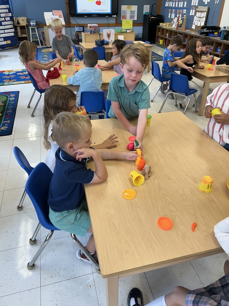 children playing math game