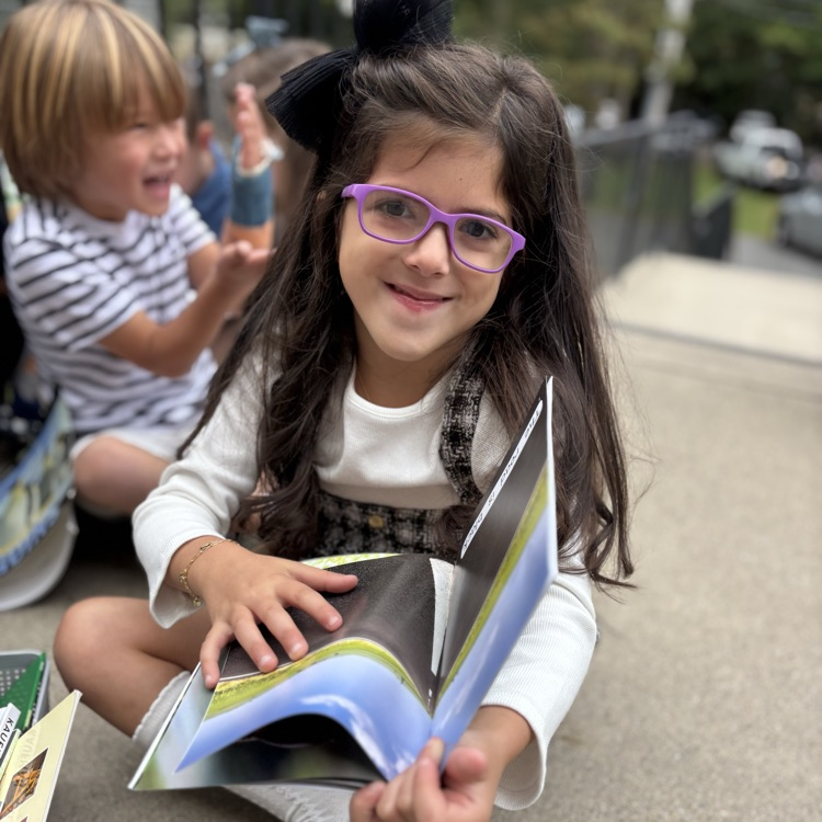 girl reading book