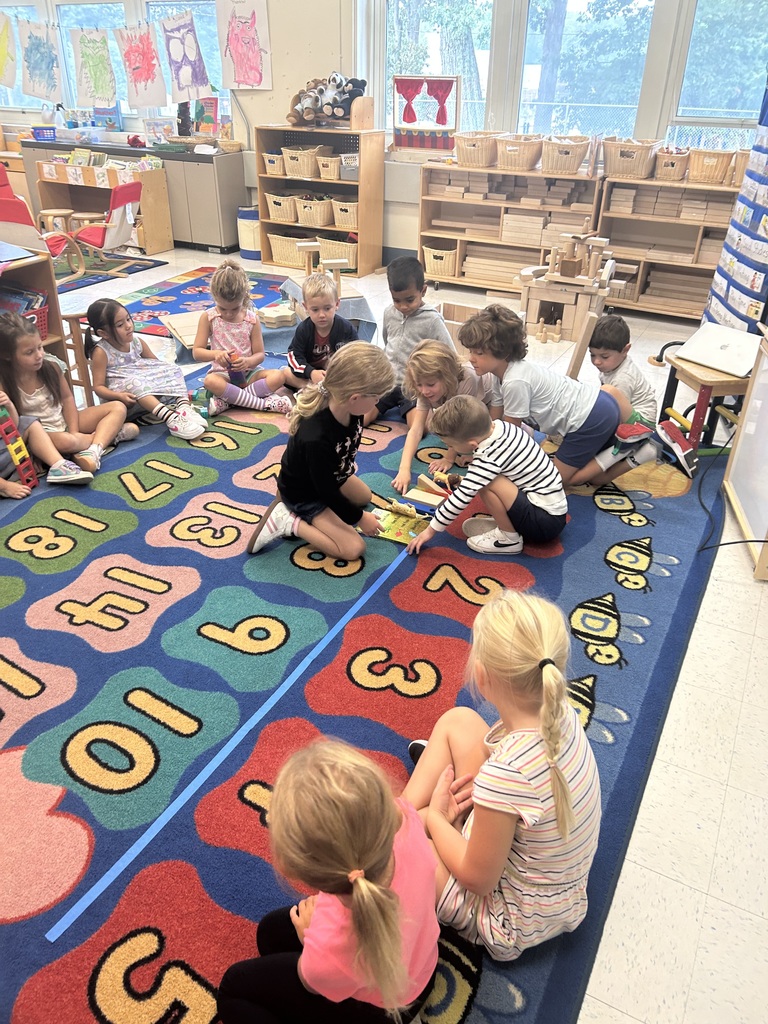 children playing math game
