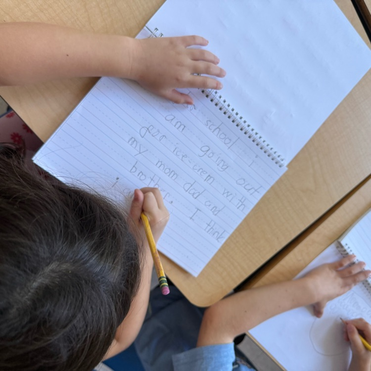 girl writing