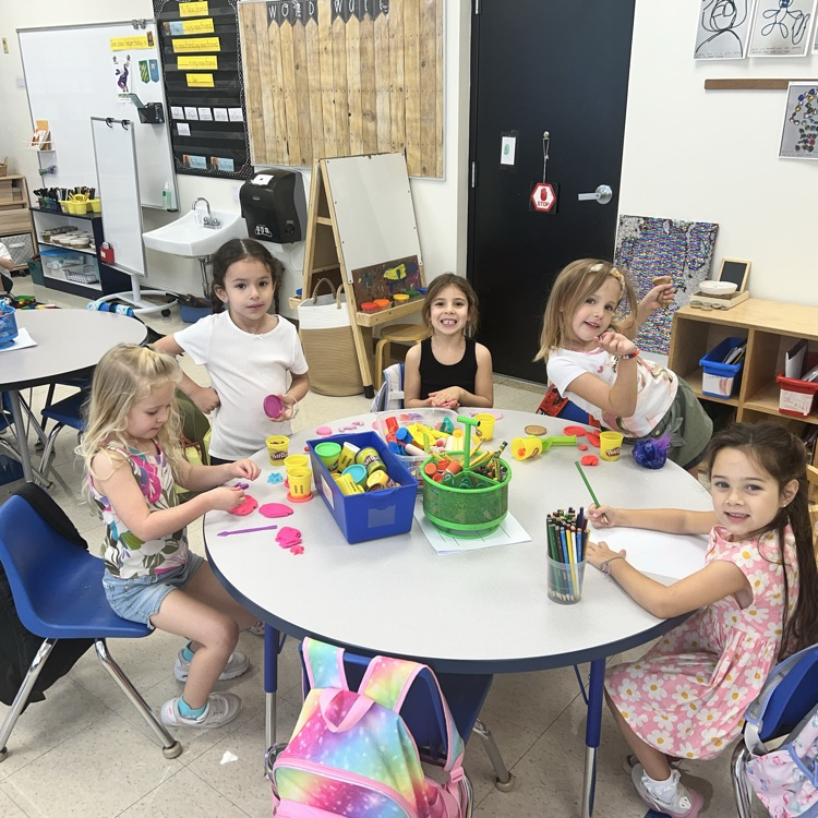 KRO enjoys choice activities during playtime.