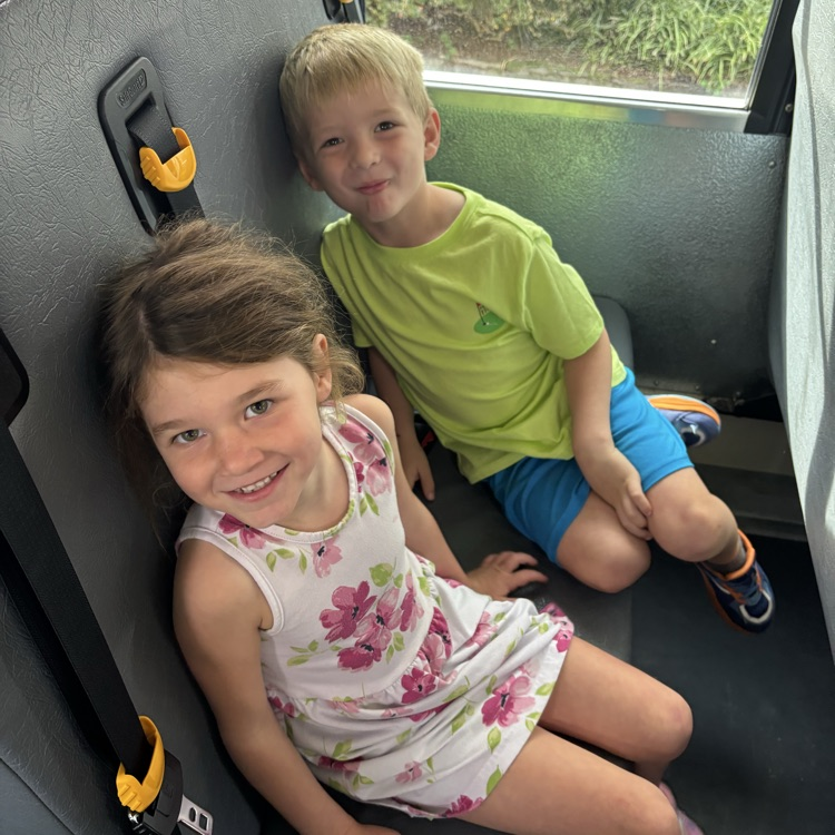 two children sitting