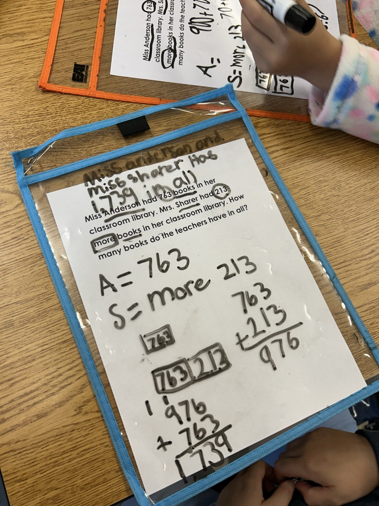 third grade math work