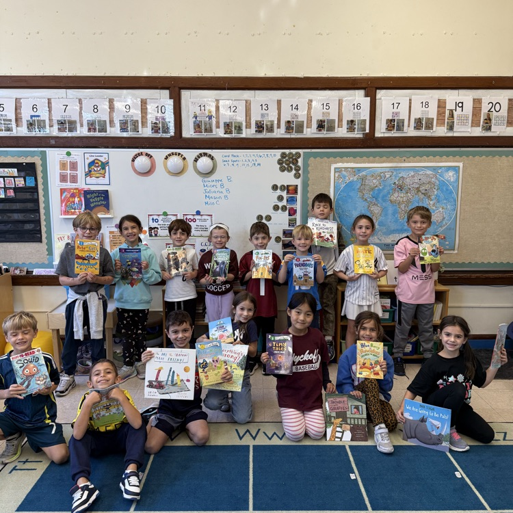 kids holding books