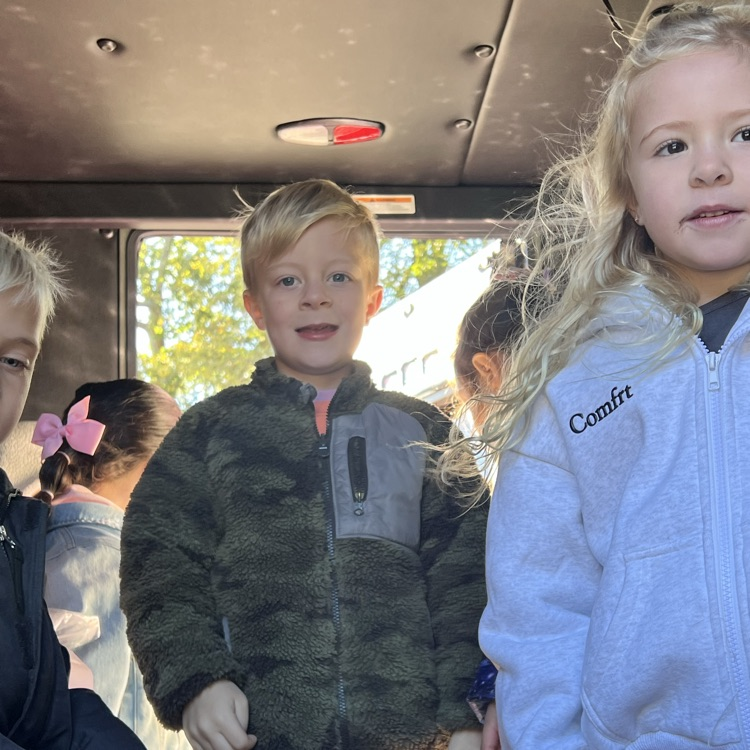KRO enjoyed the fire prevention assembly today & watched Mrs. Ramirez get dressed up as a firefighter. They even got to go into the fire truck!