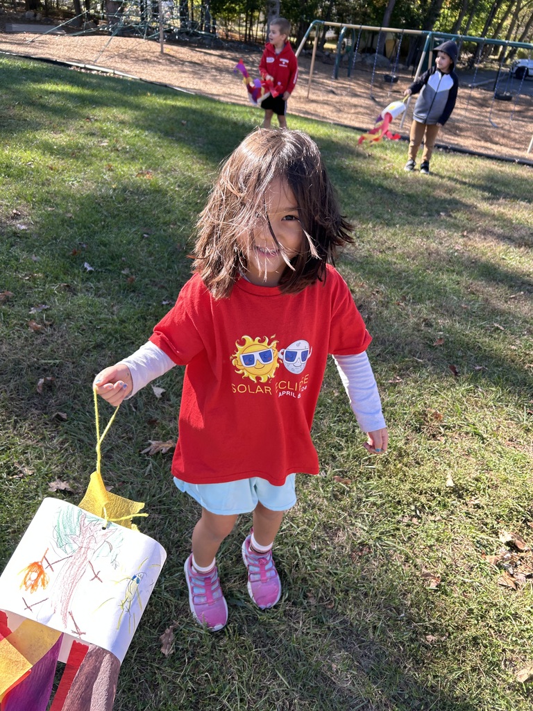 children with wind socks