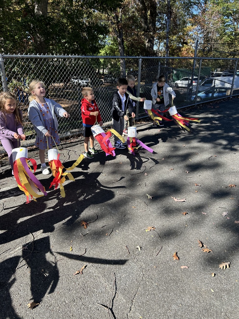 children with wind socks