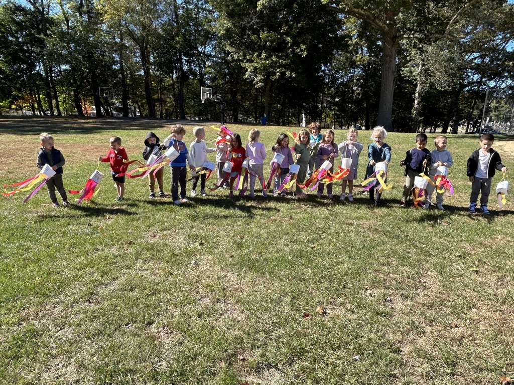 children with wind socks