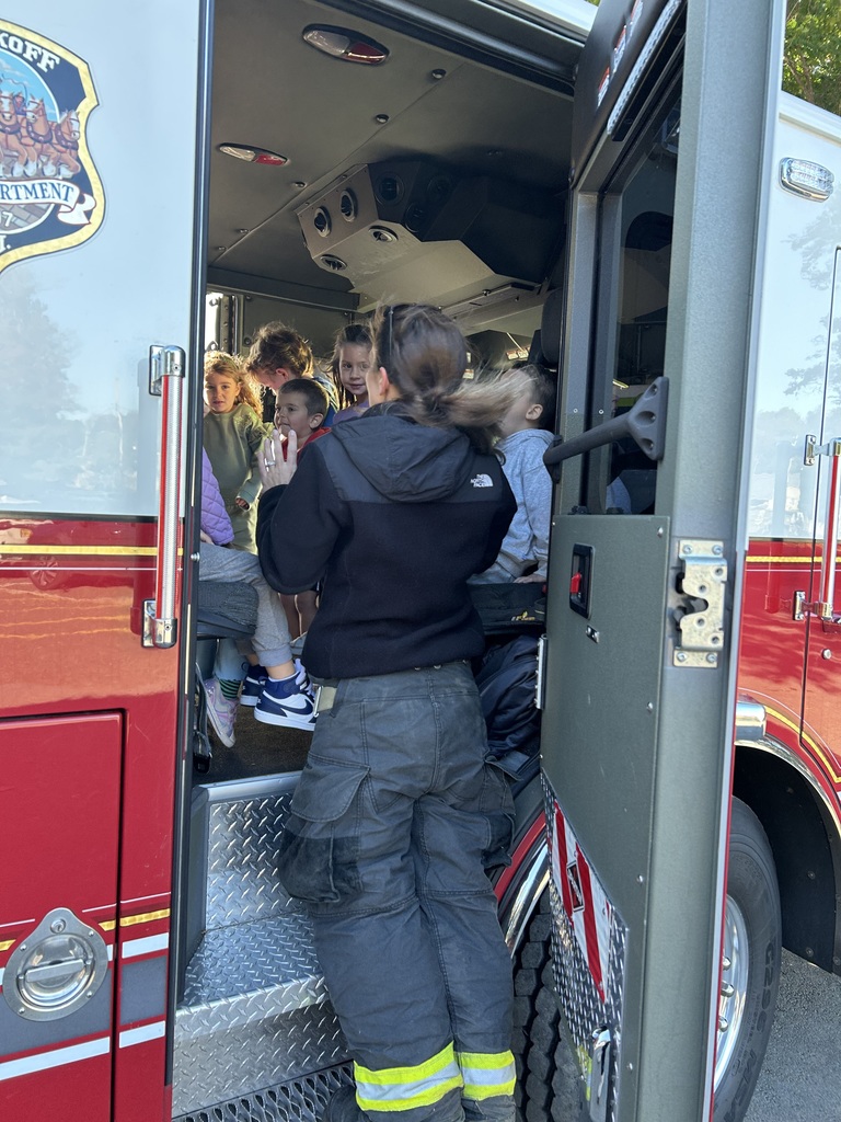 Children learning about fire safety