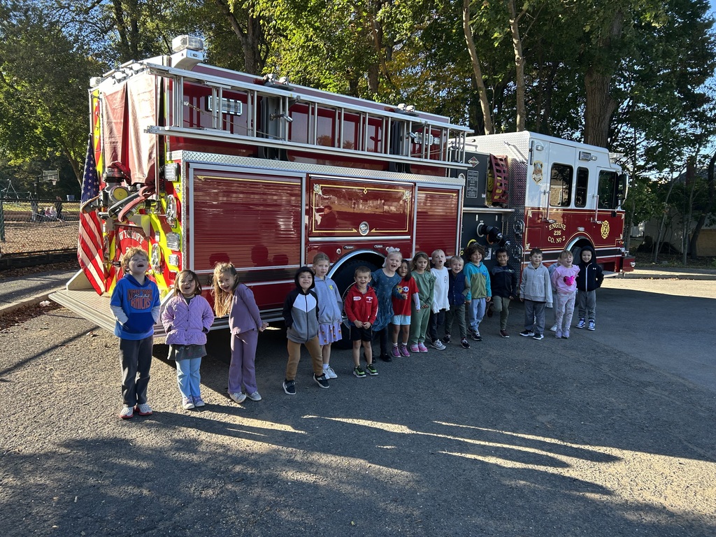 Children learning about fire safety