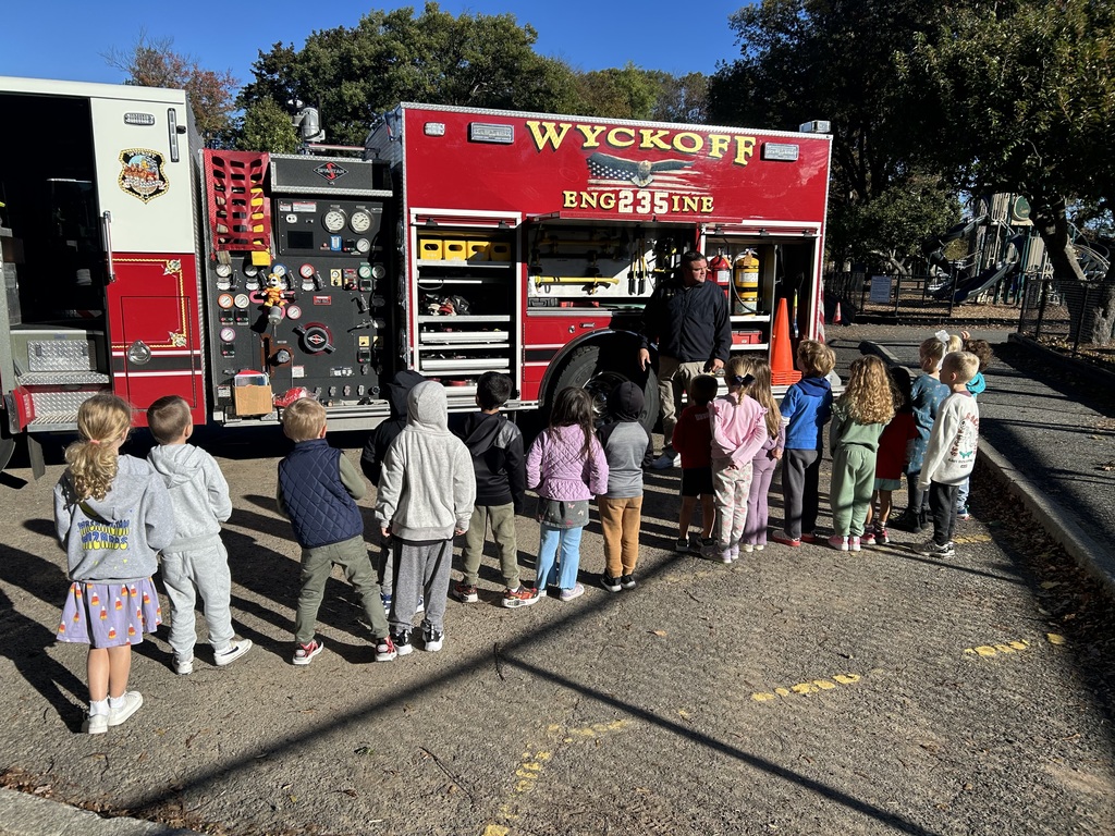 Children learning about fire safety