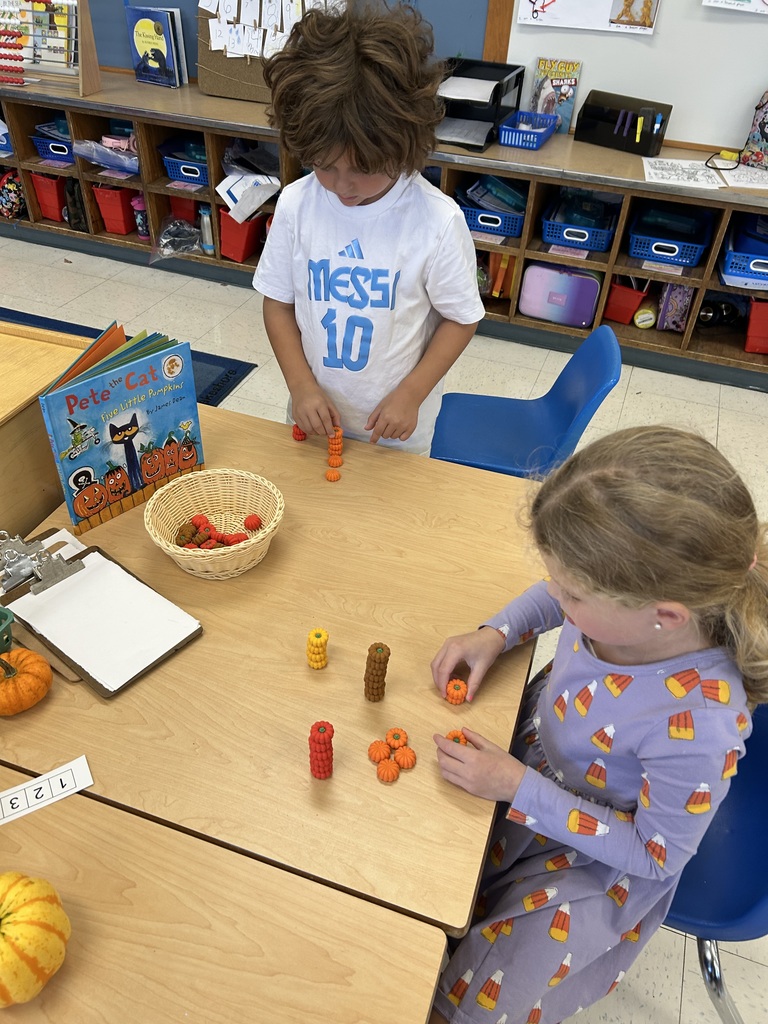 children playing math game