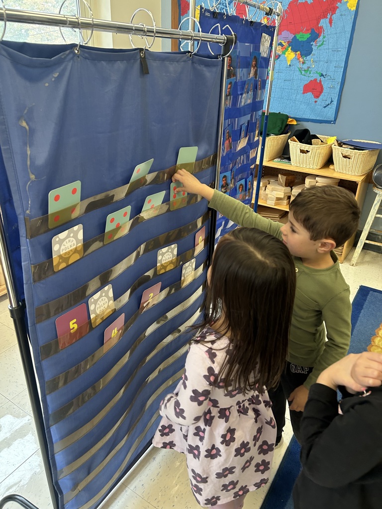 children playing math game