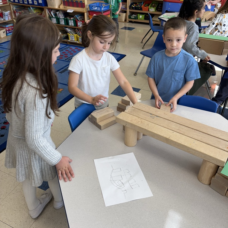 children building a bridge
