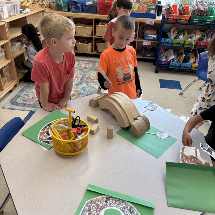 children building bridges