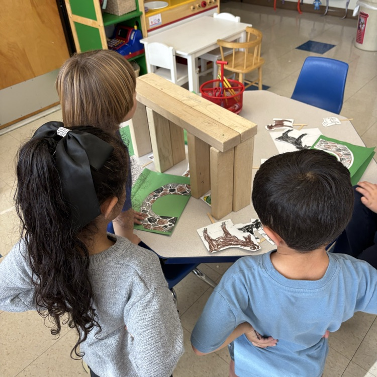 children building a bridge