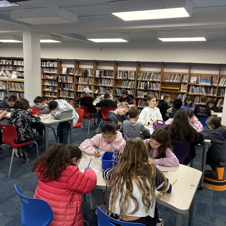 students attending a meeting