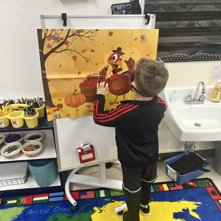 pin the feathers on the turkey. Happy Thanksgiving from KRO!