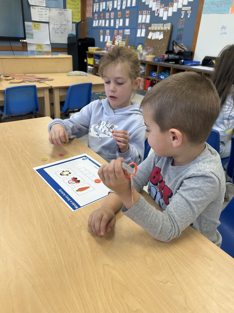 children playing math game