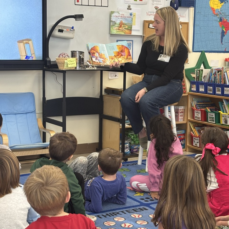 children listening to a book