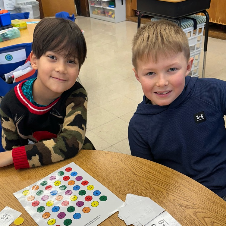 2W Mathematicians practiced their math fact fluency!