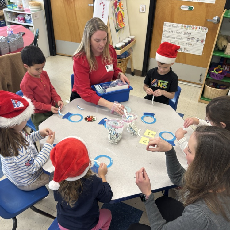 children making craft