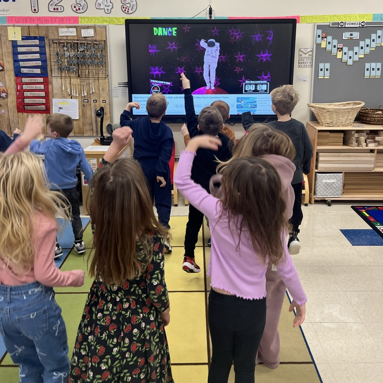 Happy New Year from KRO! We rang in the new year with a countdown during morning meeting. 