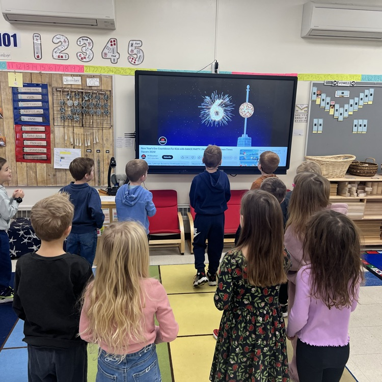 Happy New Year from KRO! We rang in the new year with a countdown during morning meeting. 