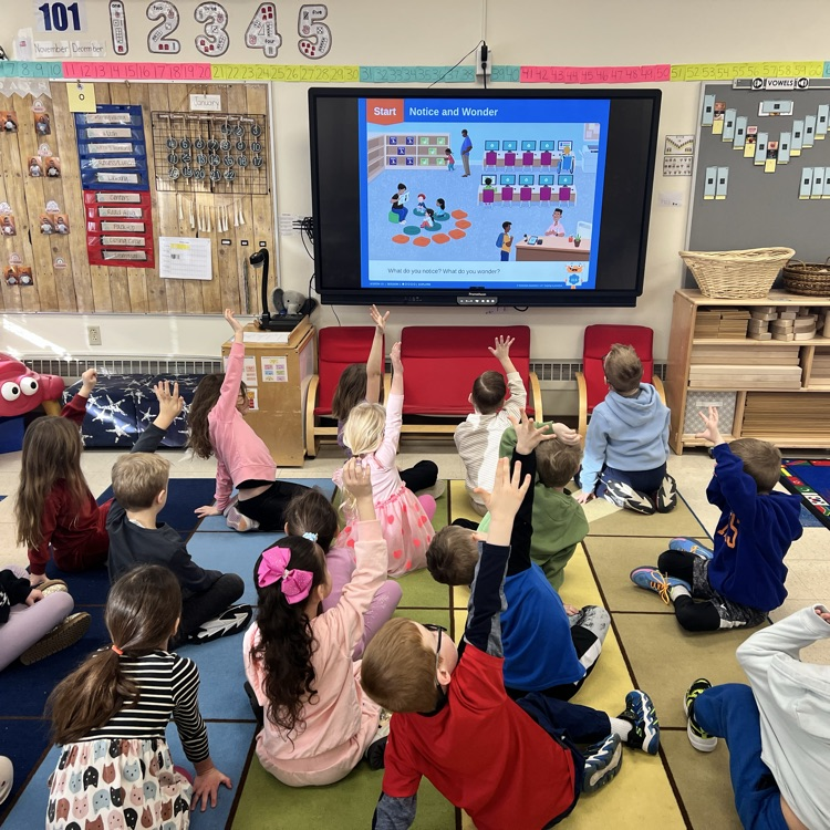 KRO engaged in wonderful discussion during math today