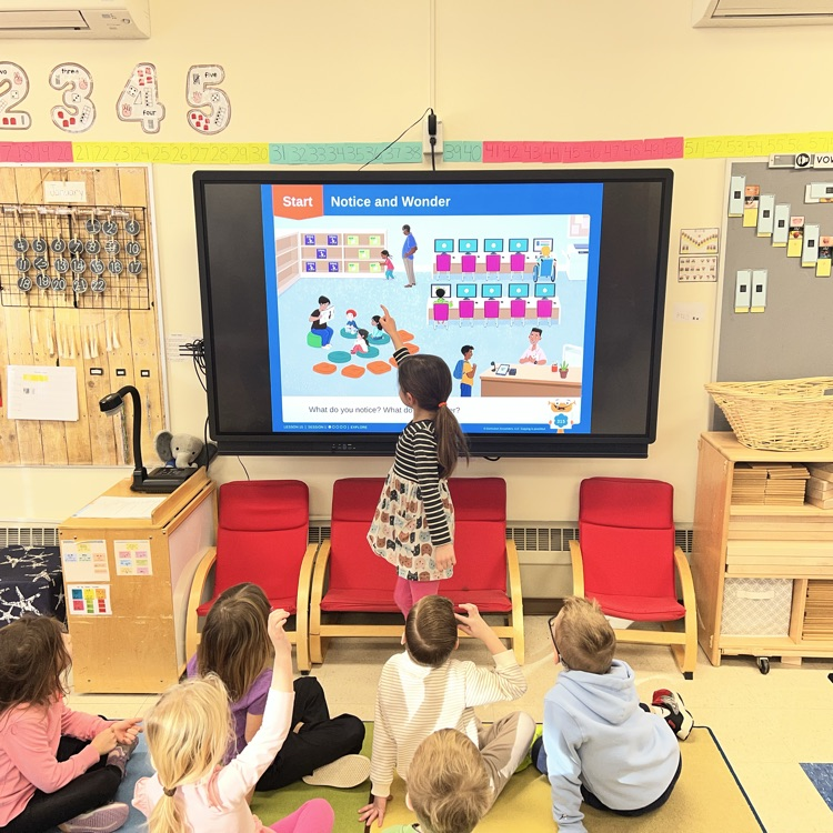 KRO engaged in wonderful discussion during math today