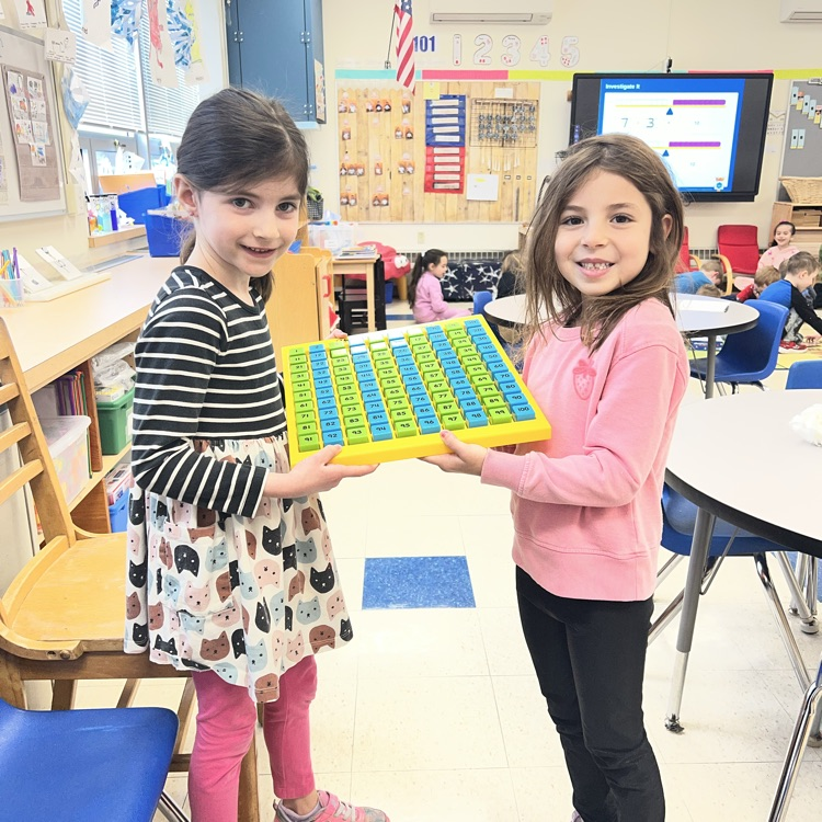 KRO practices counting to 100 in preparation for the 100th day of school