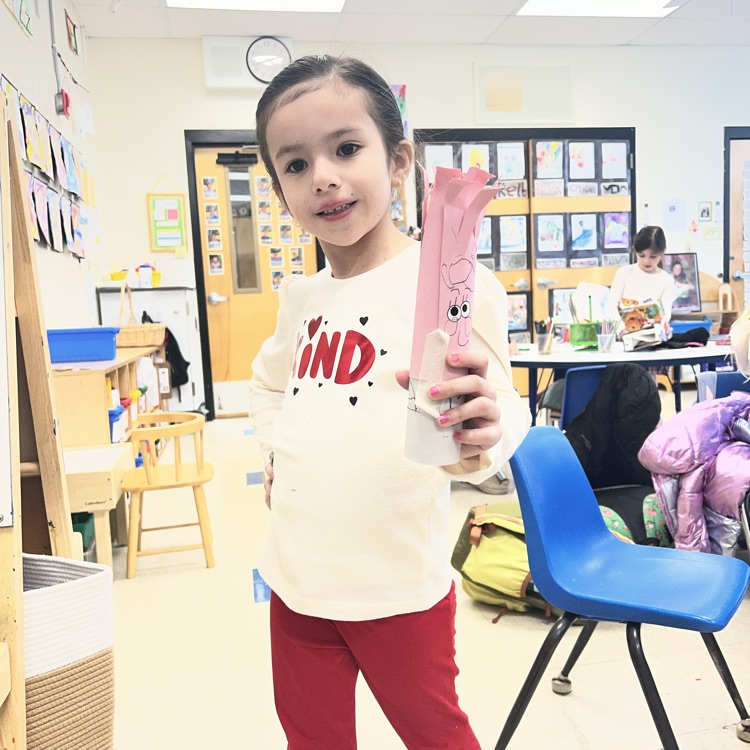 KRO had fun creating paper towel tubes with crazy hair!