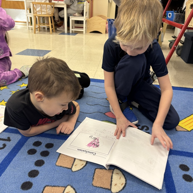 Who is reading to one another?