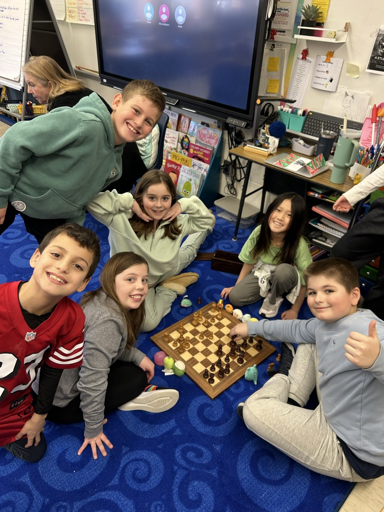third graders playing
