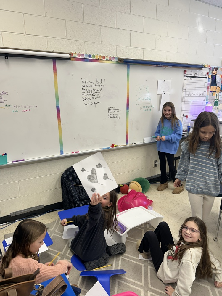 third graders playing