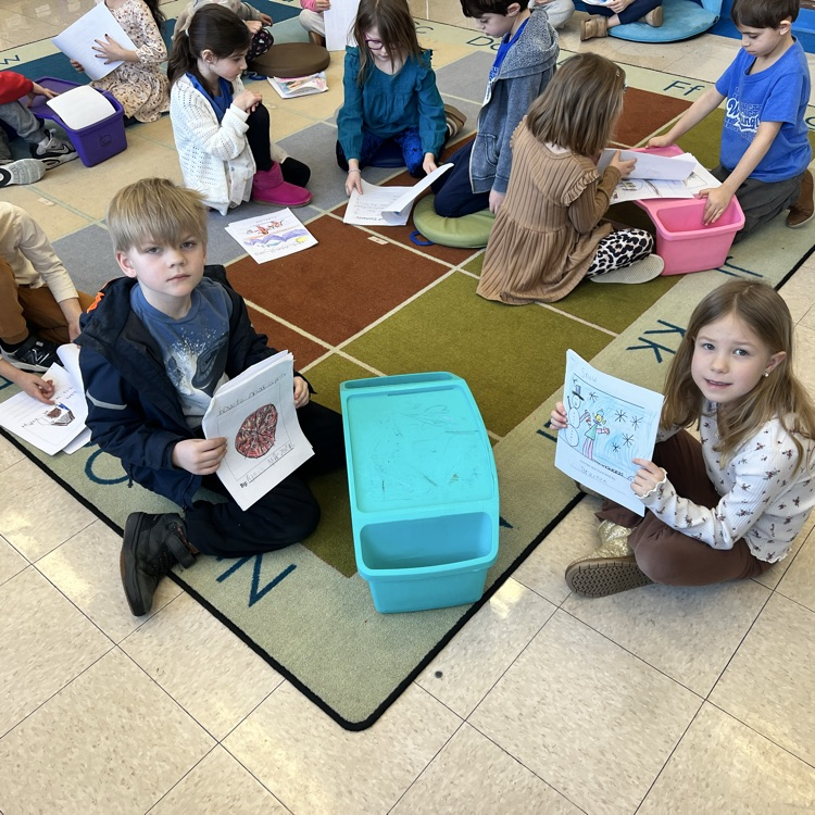 KRO and 1C shared their writing pieces today. It was a wonderful writing celebration!