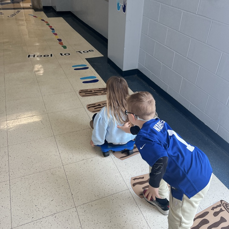 KRO learns about force & motion by pushing a scooter