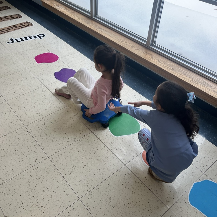 KRO learns about force & motion by pushing a scooter