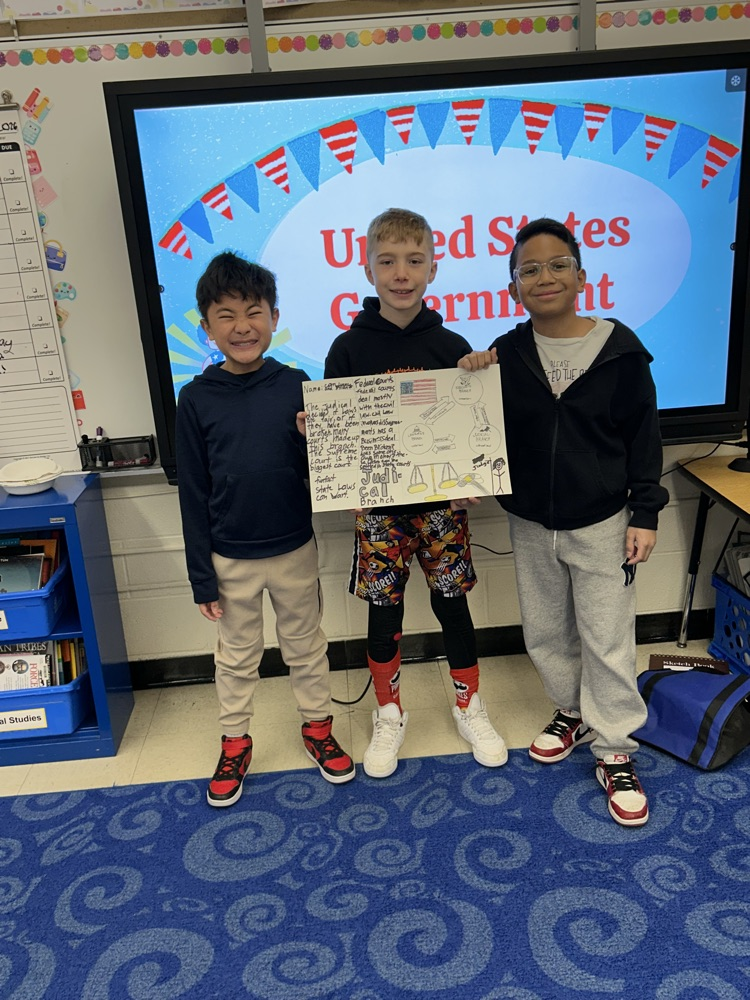 The three branches of government 