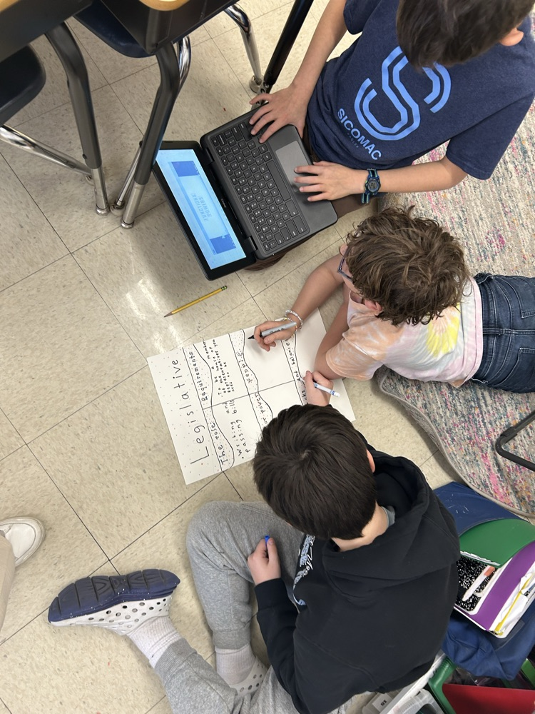 The three branches of government 