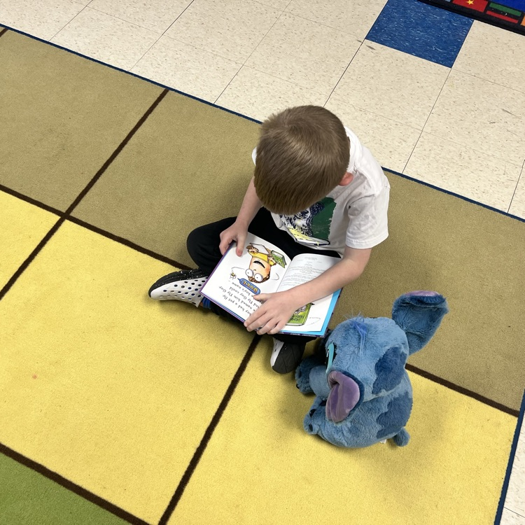 KRO read to their stuffies today for Read Across America week