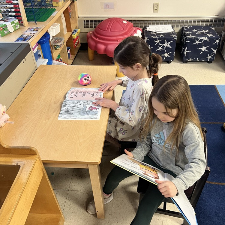 KRO read to their stuffies today for Read Across America week