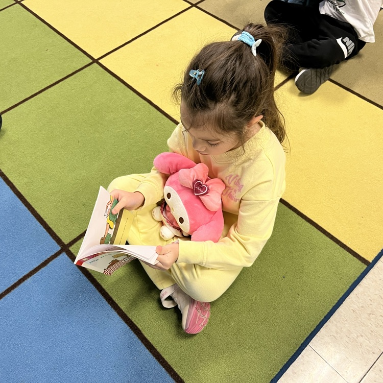 KRO read to their stuffies today for Read Across America week