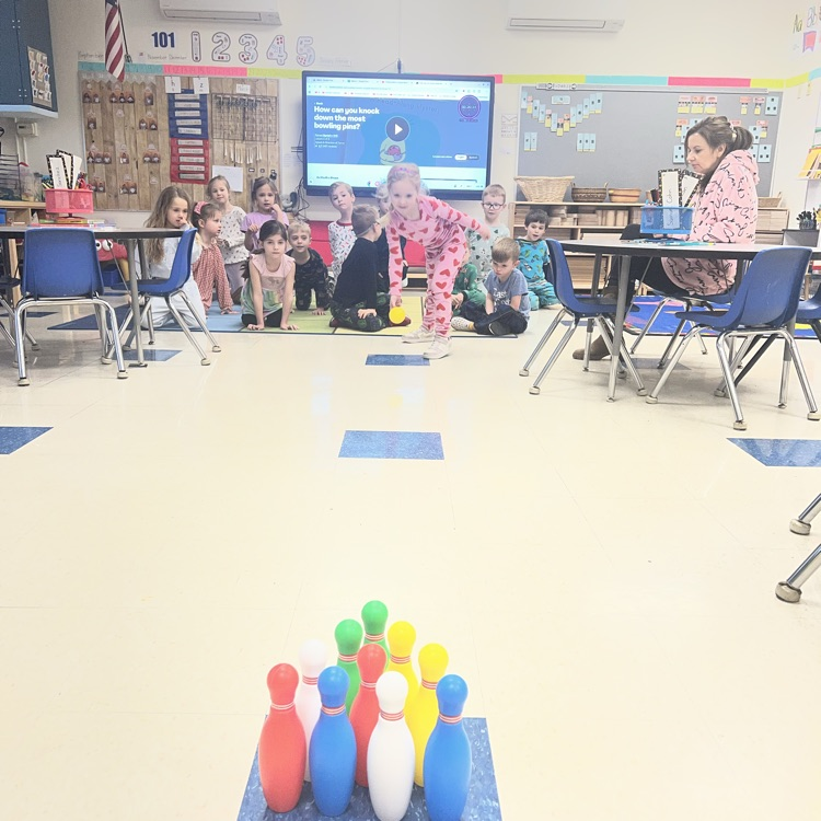 KRO used what they know about force and motion to knock down pins in bowling. they even built bumpers to help their aim.