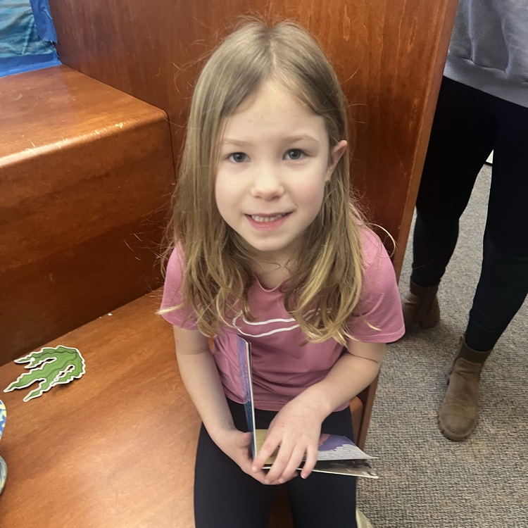 KRO enjoyed reading in the library for Read Across America day